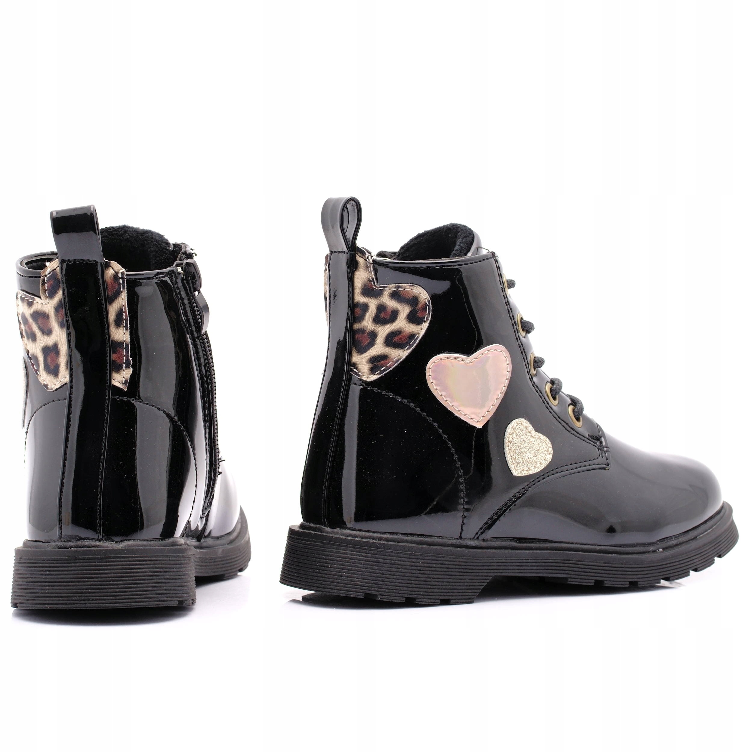 BOTKI DZIEWCZĘCE OCIEPLANE ZIMOWE TRAPERY 6599 28 Płeć dziewczynki