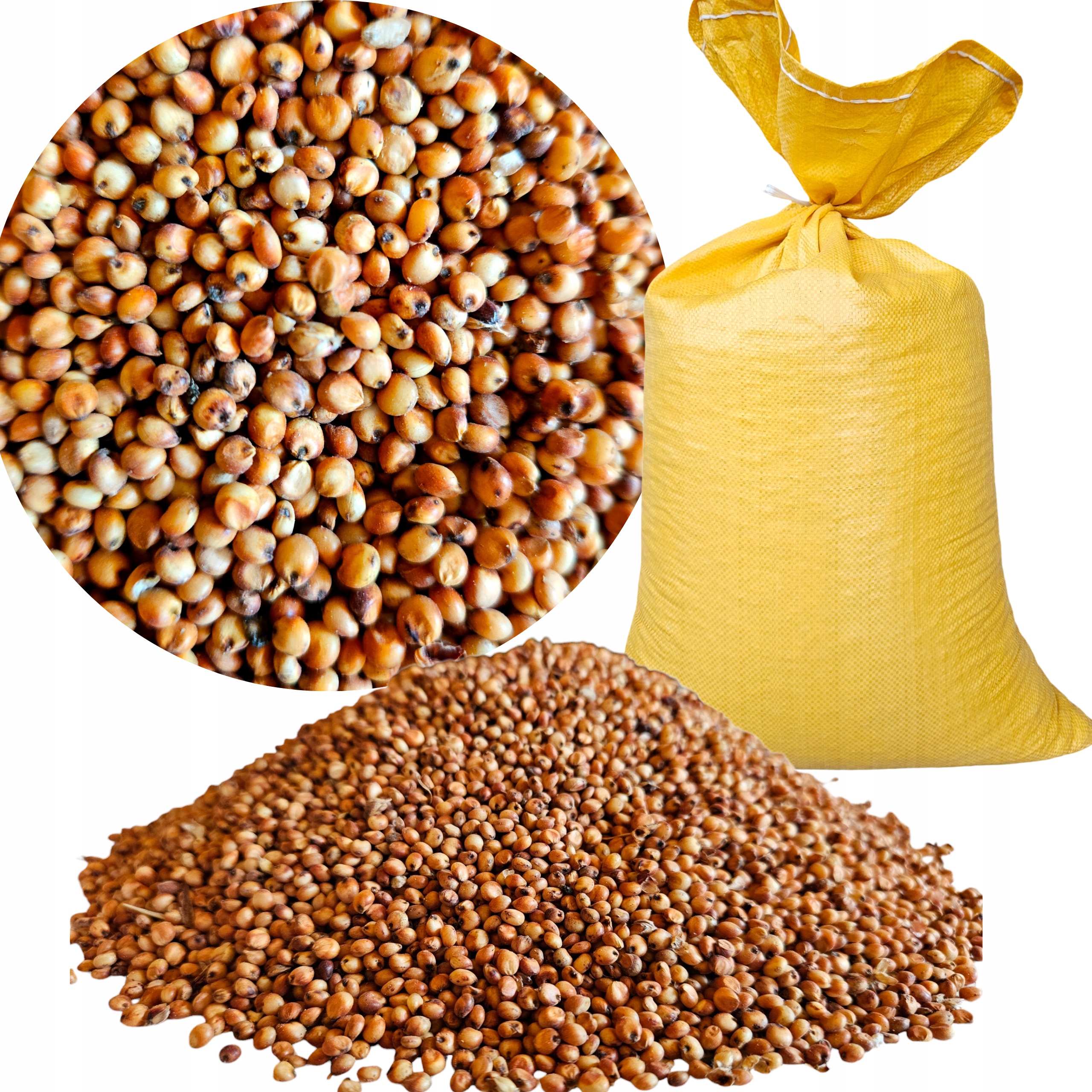 Červené Sorgo Krmivo Krmná Směs Pro Holuby, Papoušky A Volně Žijící Ptáky 10 Kg