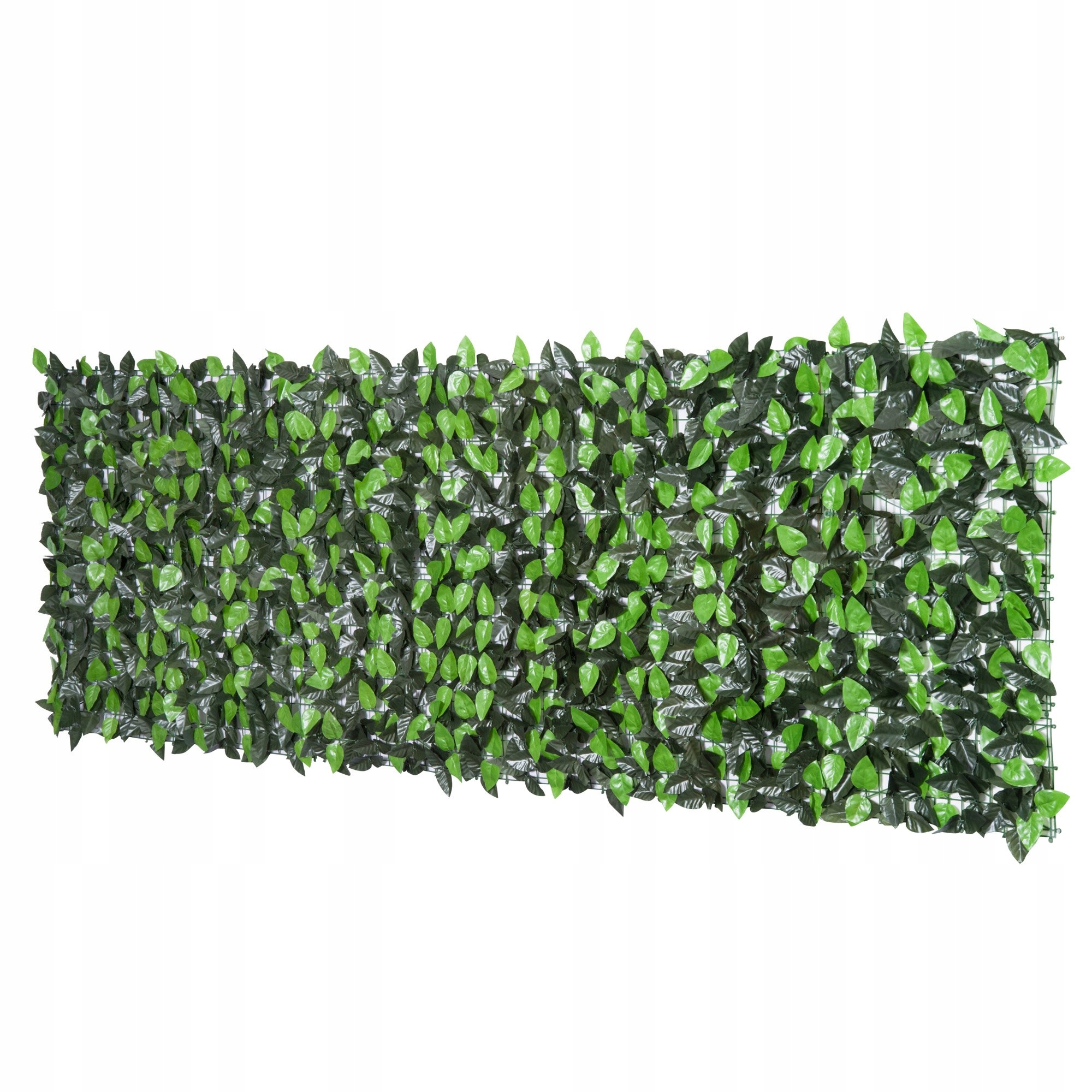 Umělé živé ploty Outsunny Listy vavřínu zelené 3L x 1H m Anti-UV