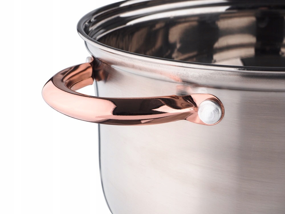 GARNKI KOMPLET ZESTAW GARNKÓW Z POKRYWKĄ 6 EL stal Kod producenta KH-1761