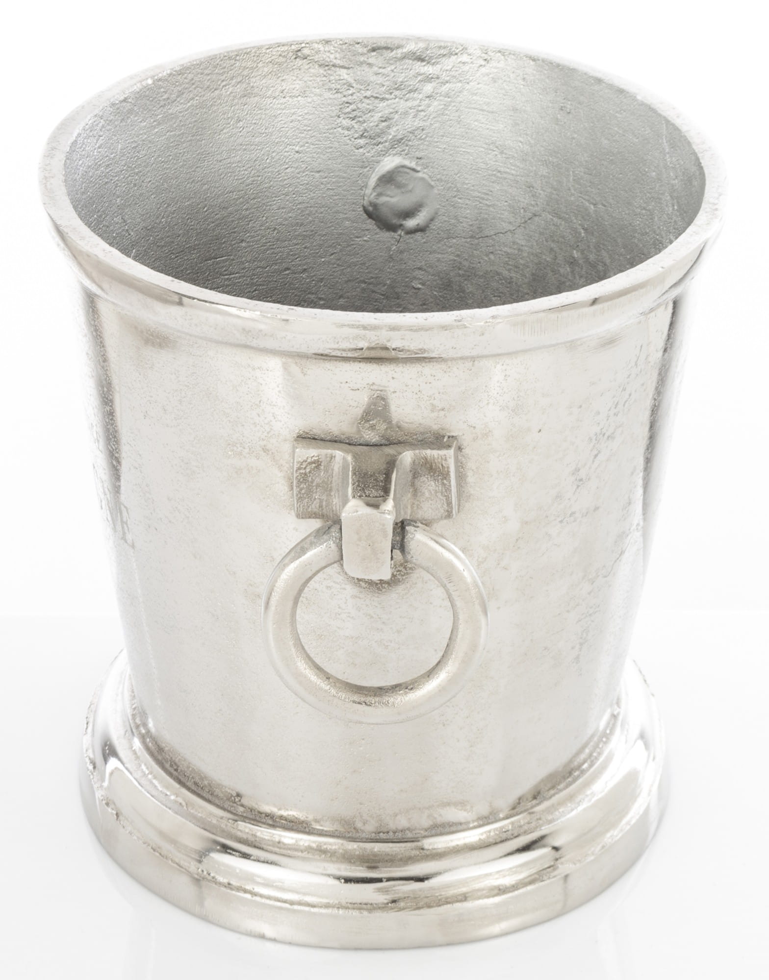 Cooler wiaderko na lód metal srebrny Seria luxury line