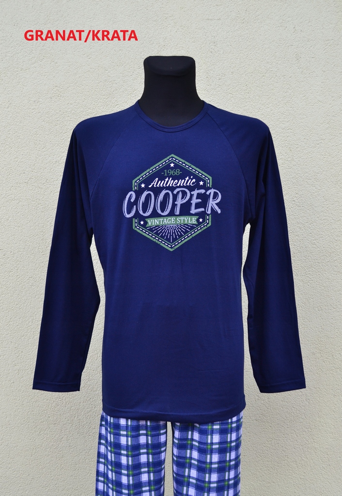 PIŻAMA MŁODZIEŻOWA DŁ.RĘKAW KRATA R 170 M SUTEX EAN (GTIN) 5902709600046