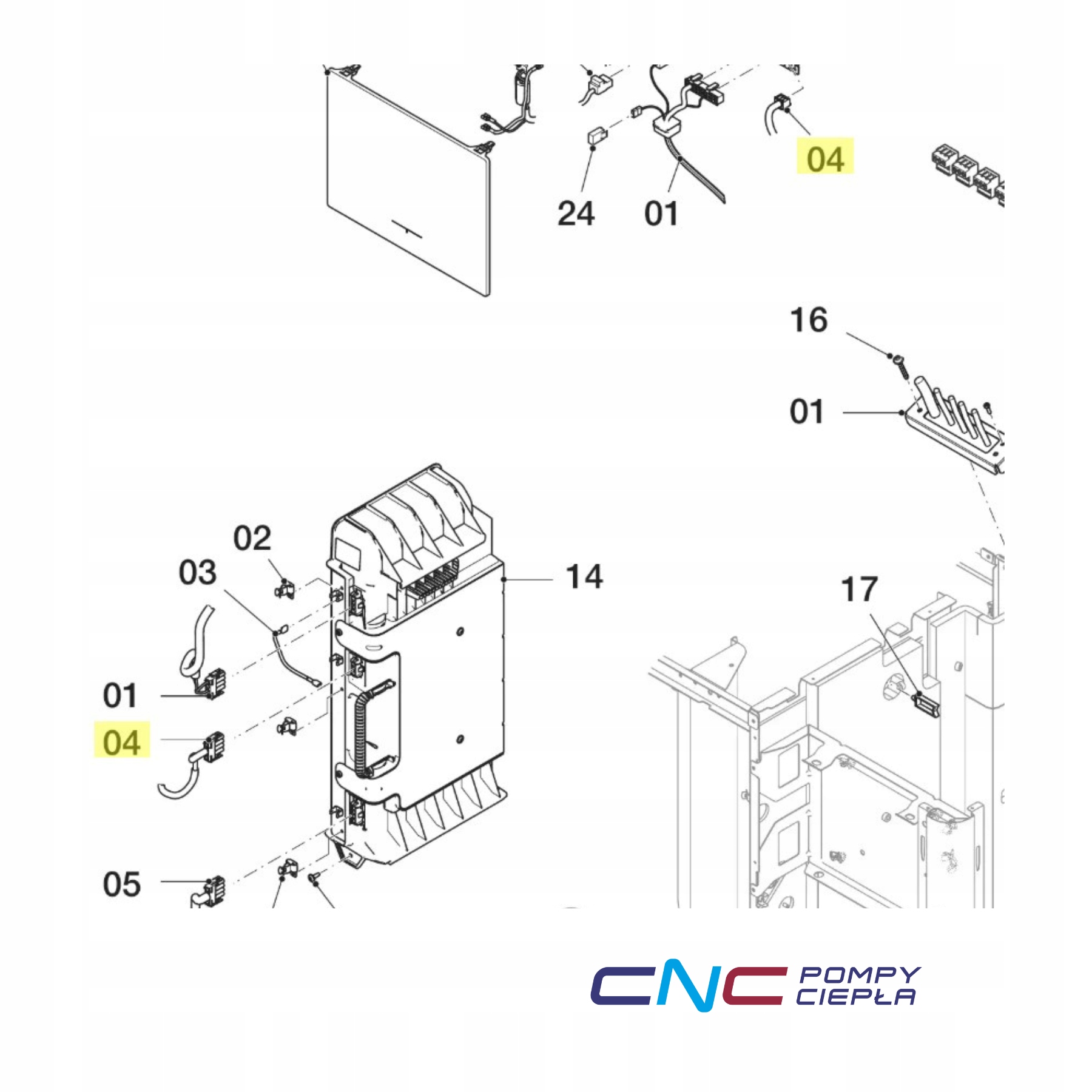 Káblový zväzok Vaillant 8000028342 invertor Split S tepelného čerpadla aroTHERM