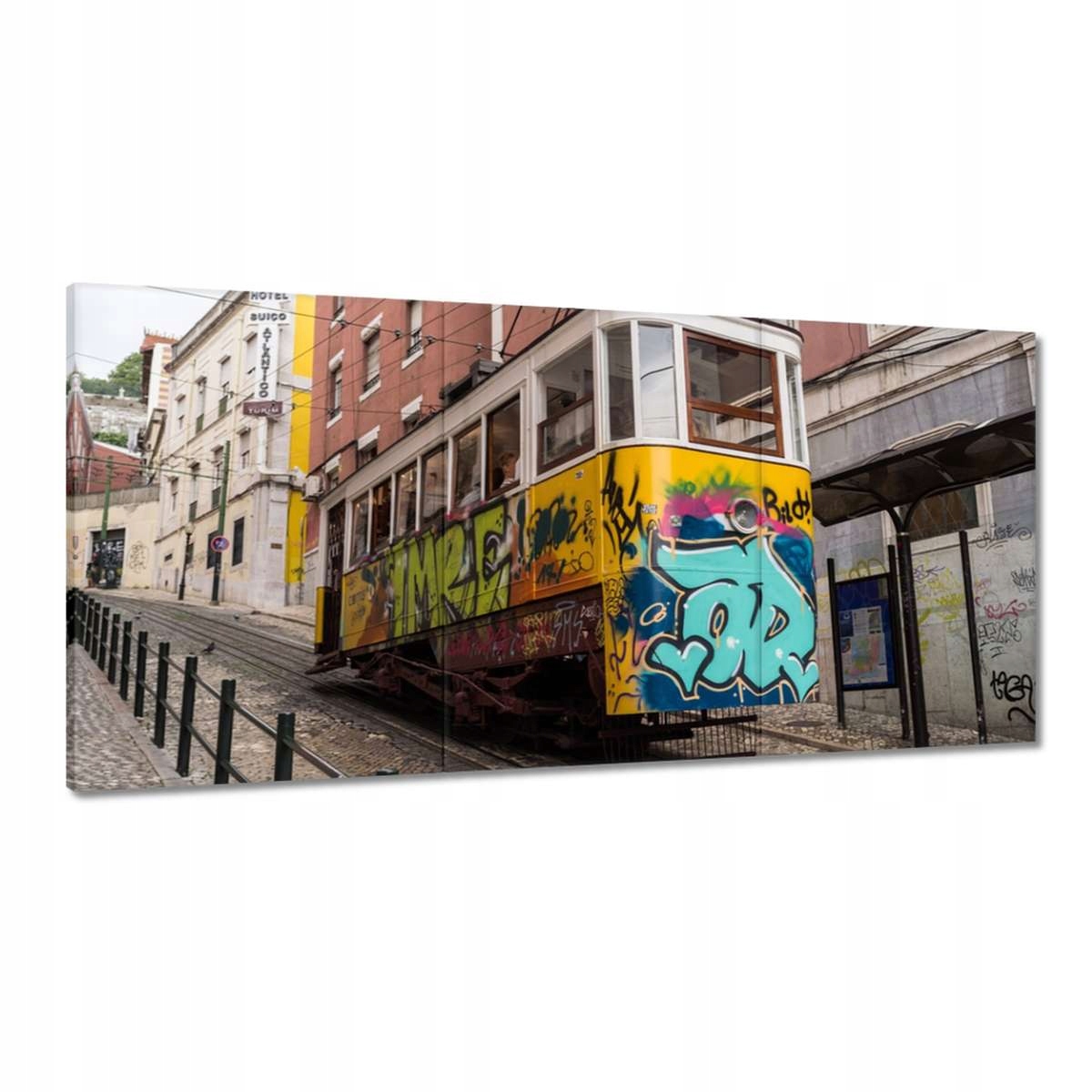 Obrazy 180x90 Lisabonská električka