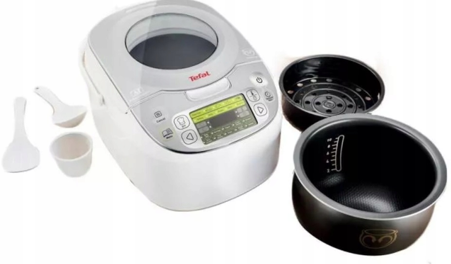 TEFAL Multicooker 45w1 5L Stal Nierdzewna Wyświetlacz LCD Książka Przepisów — miniatura 13