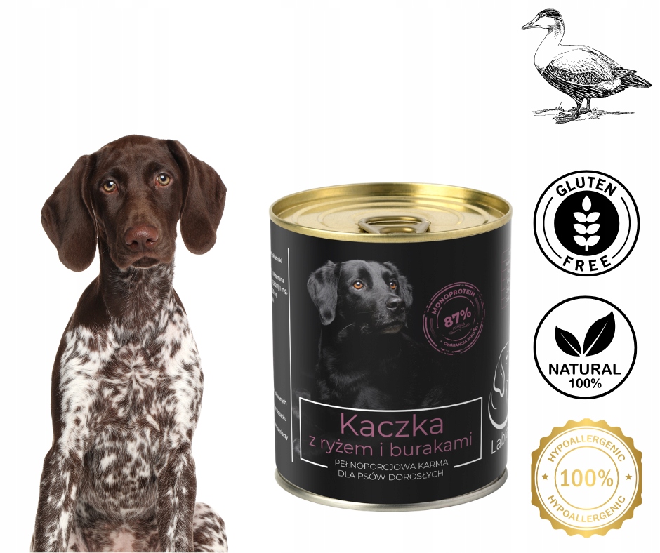 Levně LabraDog Superfood Kachna s červenou řepou a rýží 6x850 g