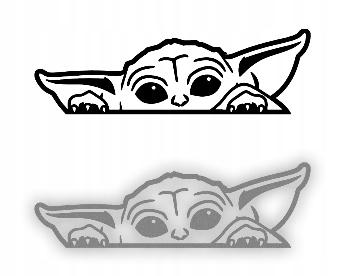 

Naklejka Gremlin na samochód na auto Odblaskowa