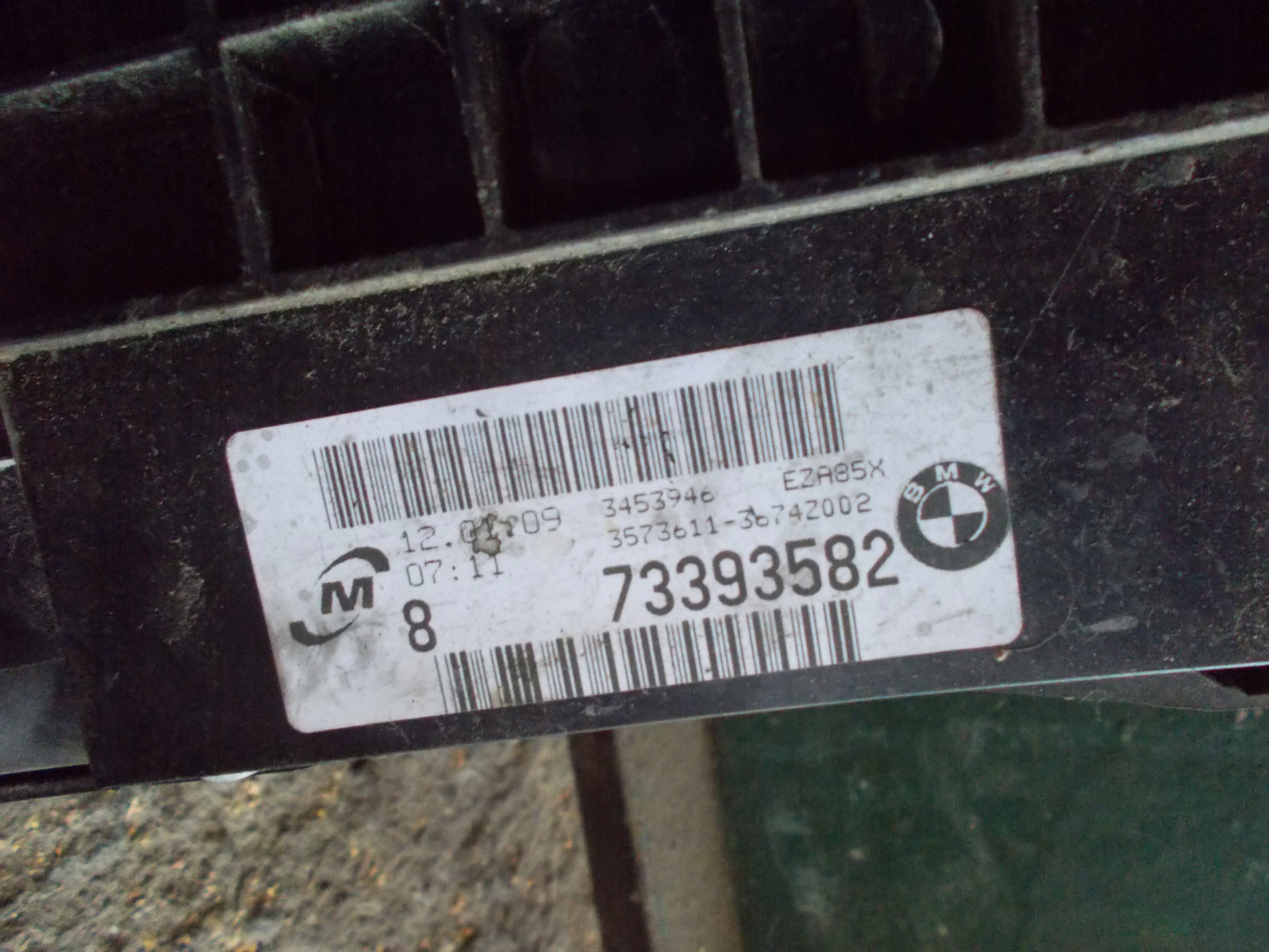 BMW X3 E83 3.0D 08R KOMPLET Radiateur 6946638 73393582