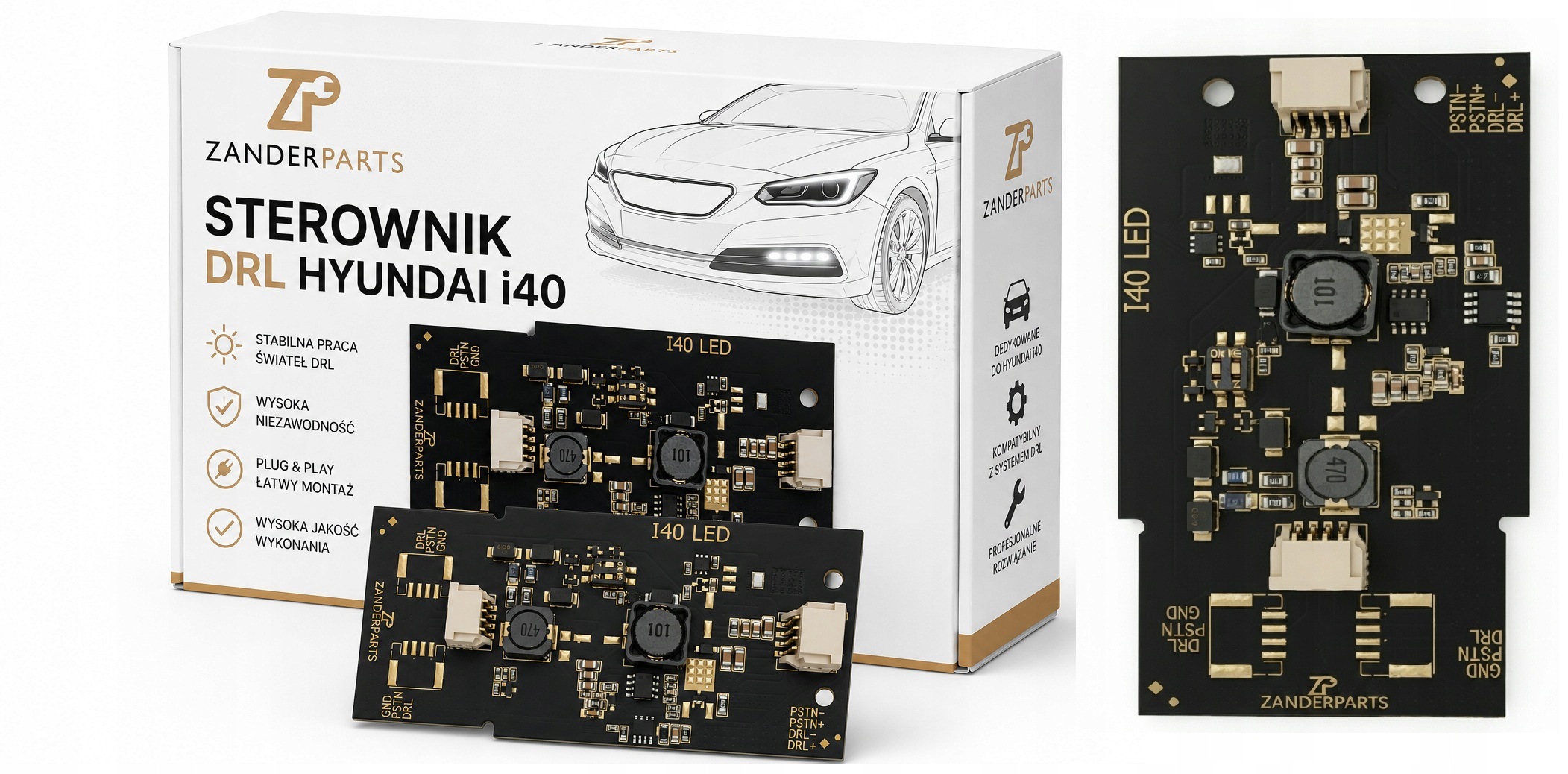 Ovladač Led Drl Modul Hyundai i40 2011-2014 Univerzální