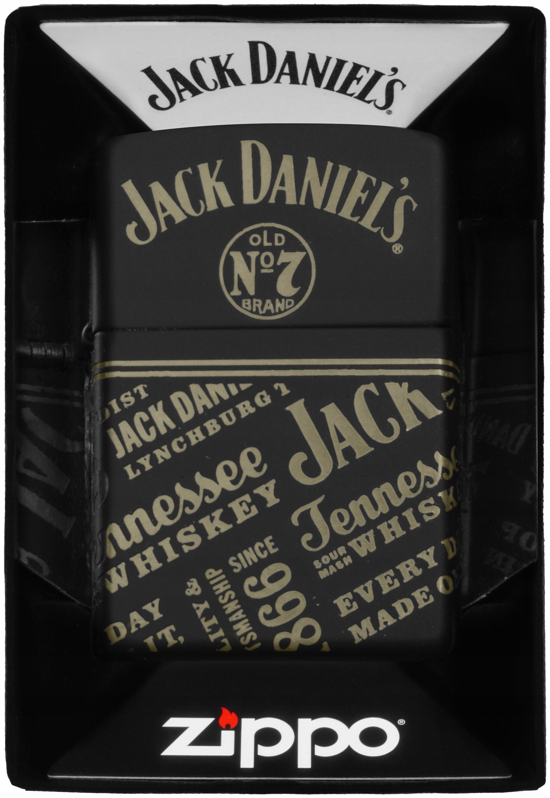 Zapalovač Zippo Jack Daniels 60007230 Větruodolný benzínový