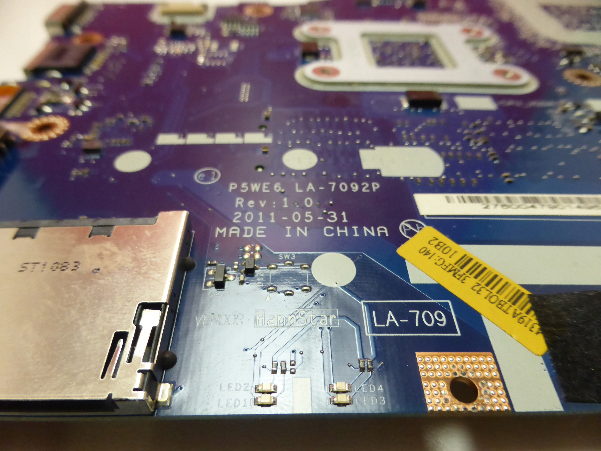 Packard Bell EasyNote TK11BZ Laptop RAM Memory Upgrades - View #3