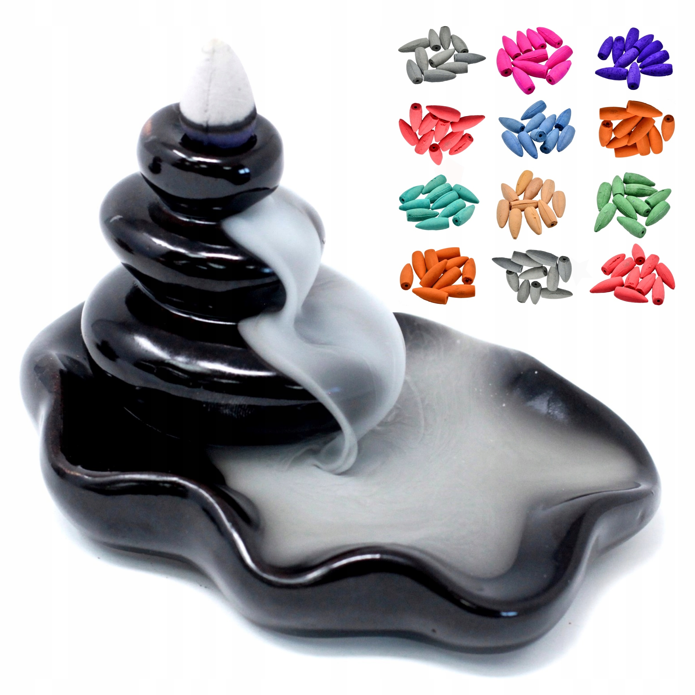 Kominek zapachowy BackFlow BASEN mix 60 KADZIDEŁ