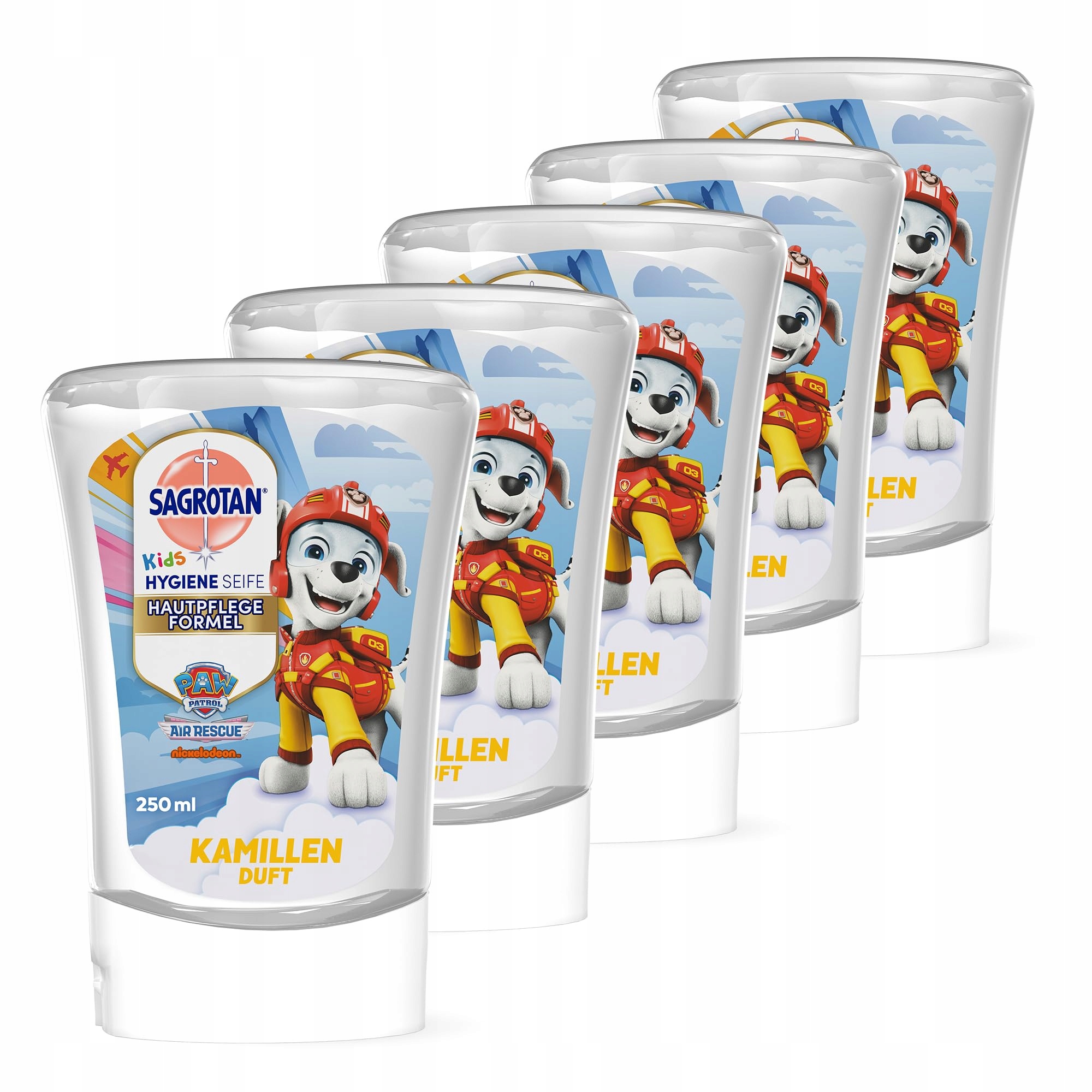 Sagrotan Kids No-Touch Heřmánkové mýdlo Dávkovač 5x250 ml