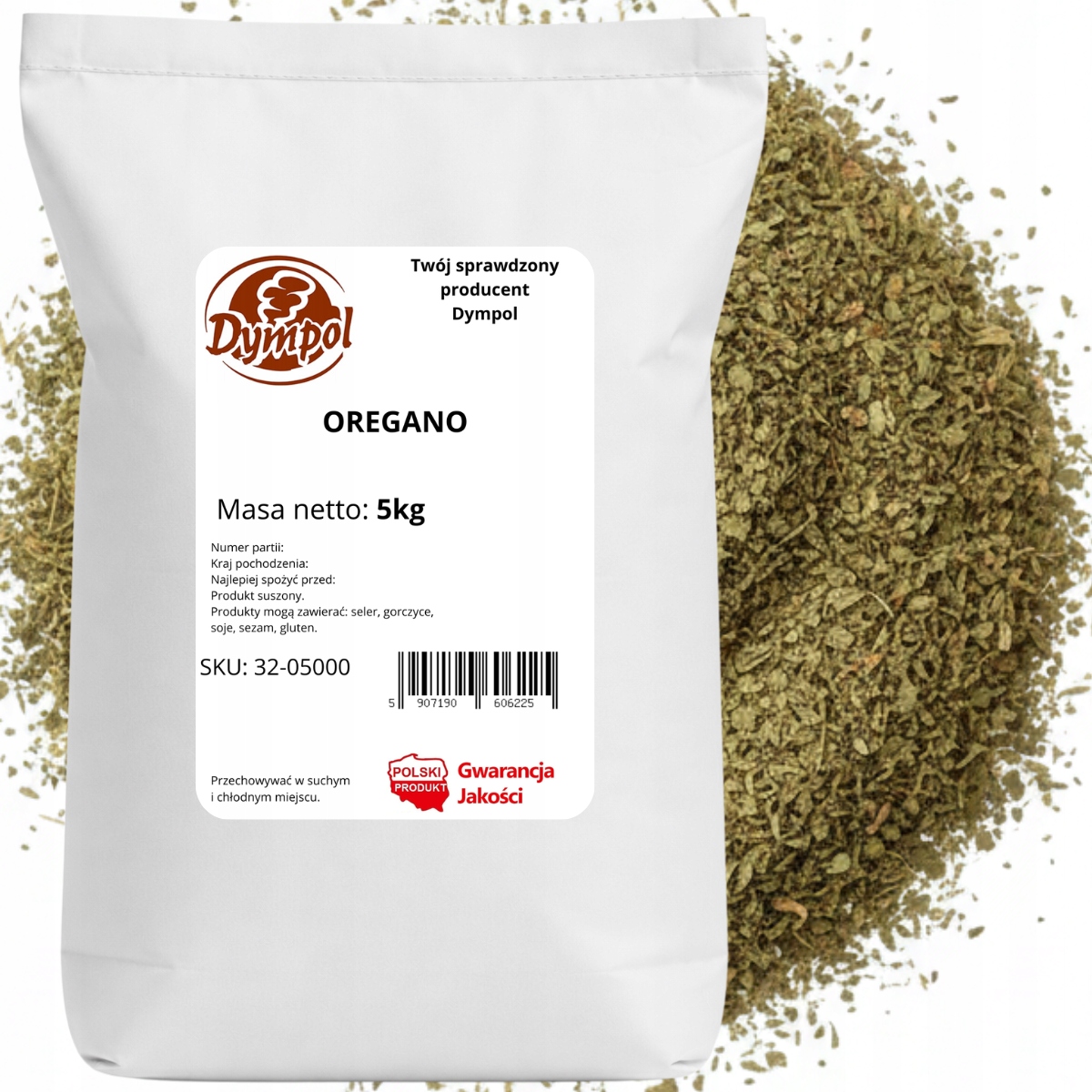Levně Oregano Sušené Listy Přírodní aromatické Koření Kvalita Premium 5 kg