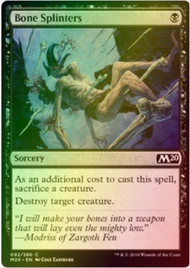 Bone Splinters Foil M20 Gratisy Pjotrekkk