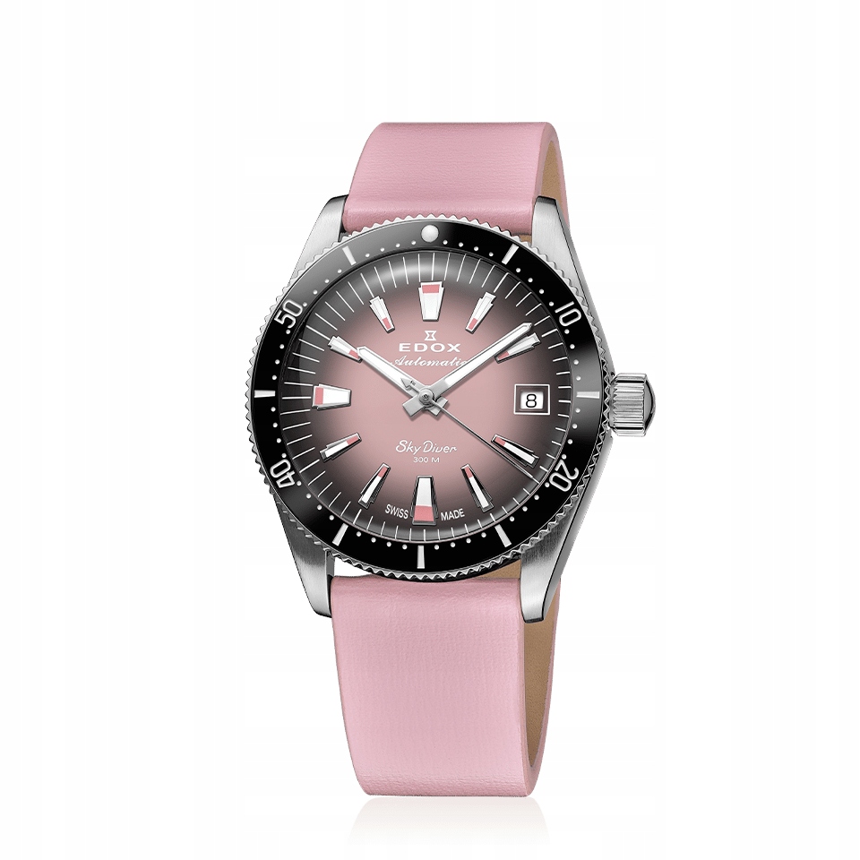 Hodinky Edox Skydiver Automatic Lady Set 80131-3NC-NDRO 38mm 30ATM