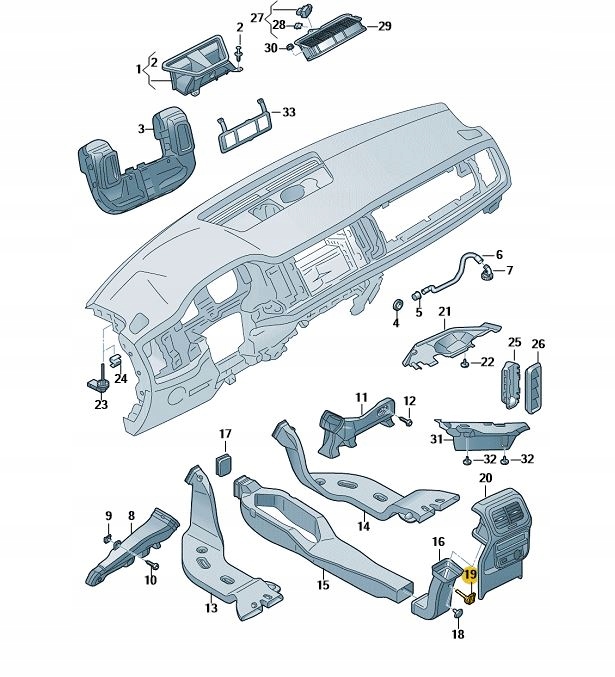CZUJNIK TEMPERATURY WEWNETRZNEJ G150 G151 SKODA Producent części Inny