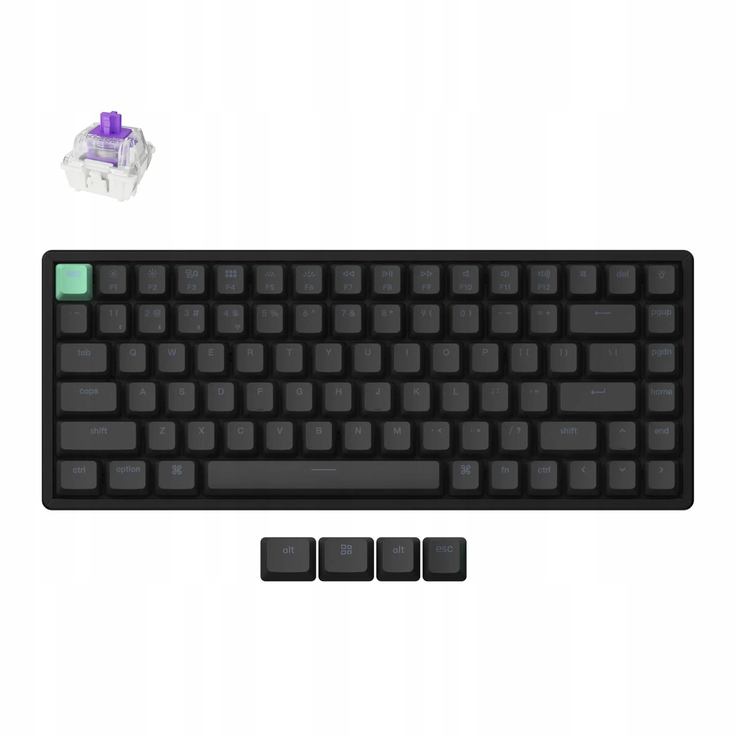 Klawiatura magnetyczna bezprzewdowa Keychron K2 He Qmk Wireless Magnetic