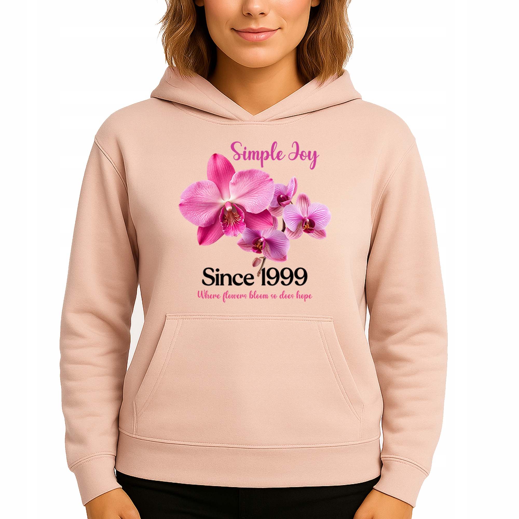 Mikina S Kapucí Hoodie Pech Perfect Bavlněná Módní Simple Joy S