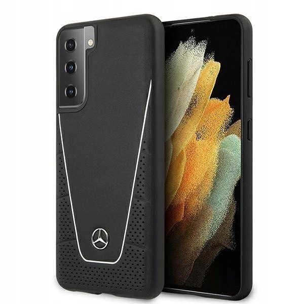 Etui Mercedes Dynamic Line na Samsung Galaxy S21+ czarne