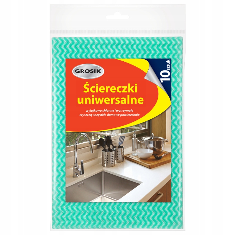 

Grosik Ściereczki Uniwersalne Chłonne 10 Sztuk