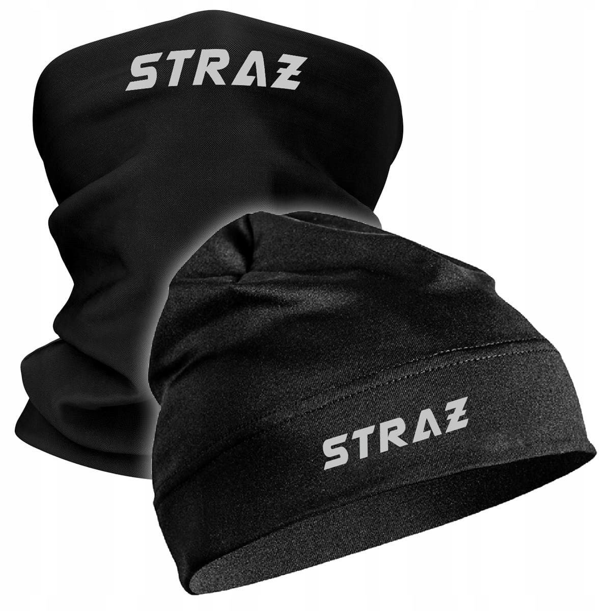 Ciepła Czapka Strażacka Termoaktywna Komin Termo Straż Odblask Osp Psp