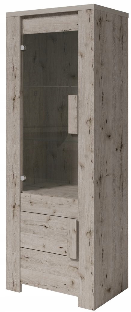 LYON witryna dąb wellington 72x195cm 02