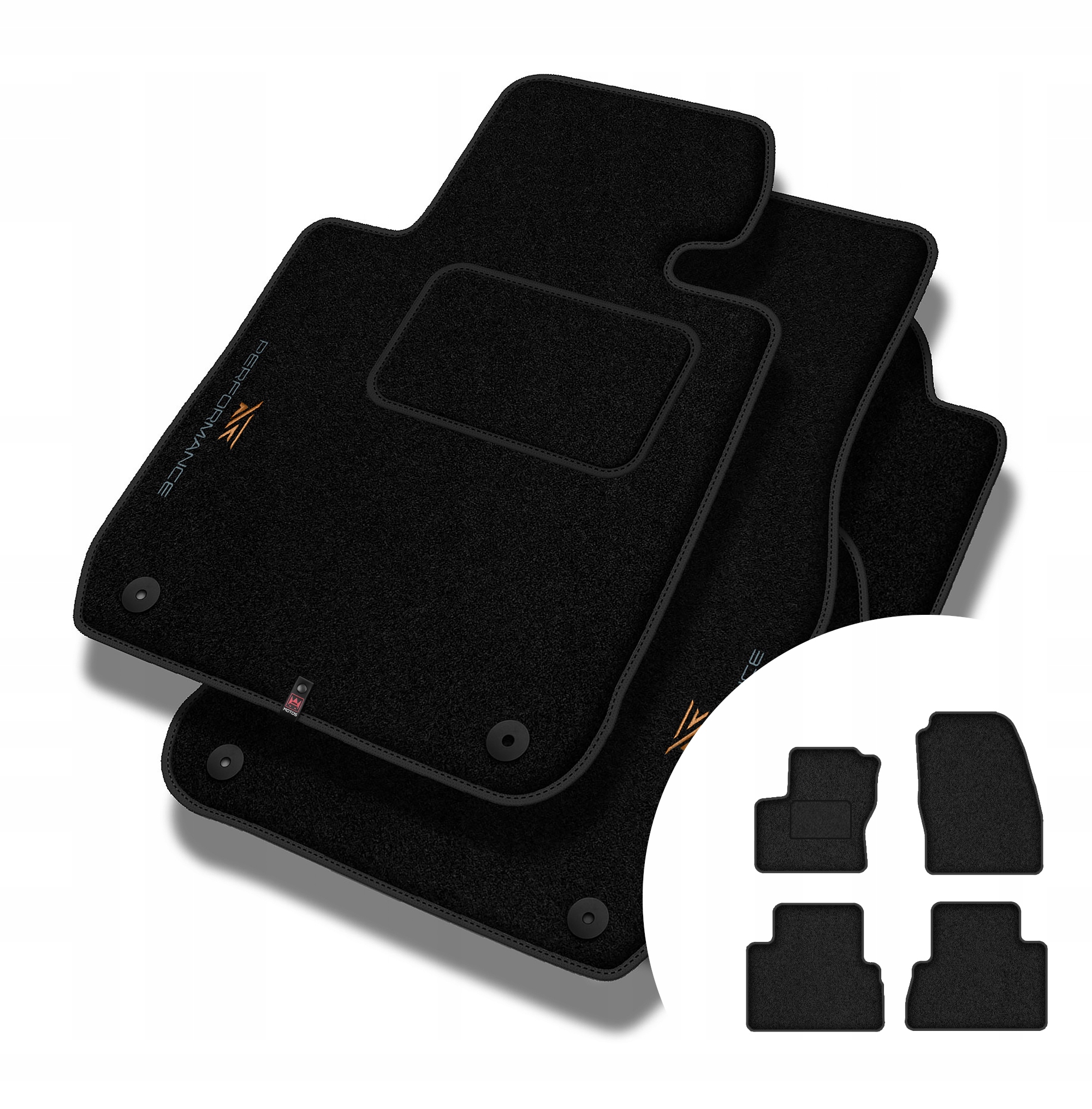 Velurové koberce Performance pro Ford Grand C-max II 2012-2019