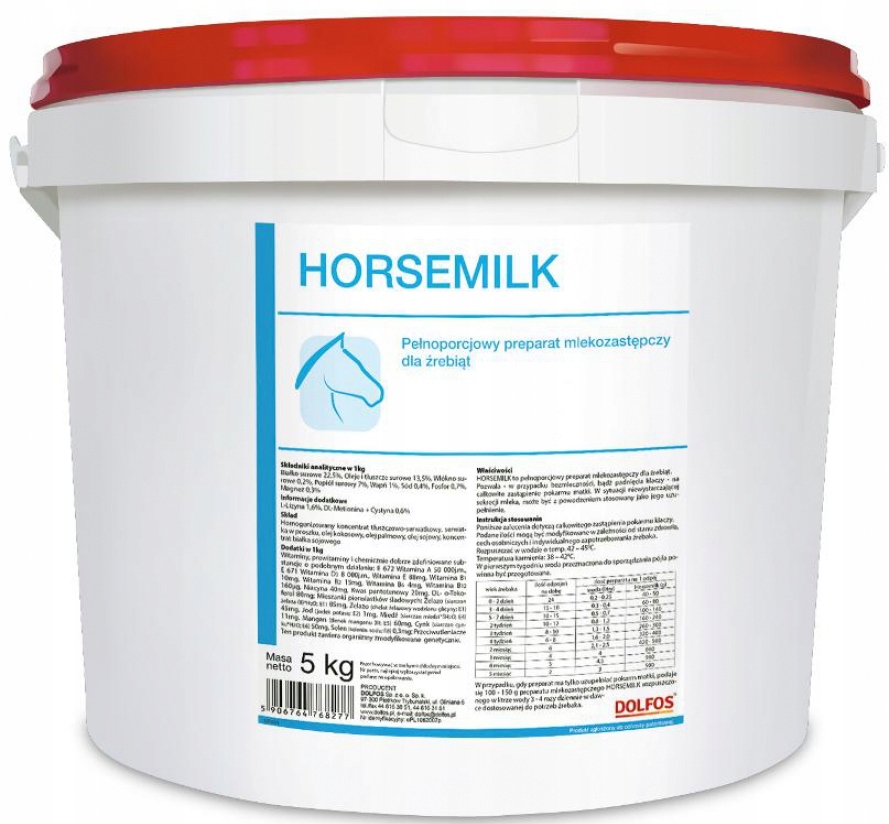 

Horsemilk mleko dla koni źrebiąt źrebak Dolfos 5kg