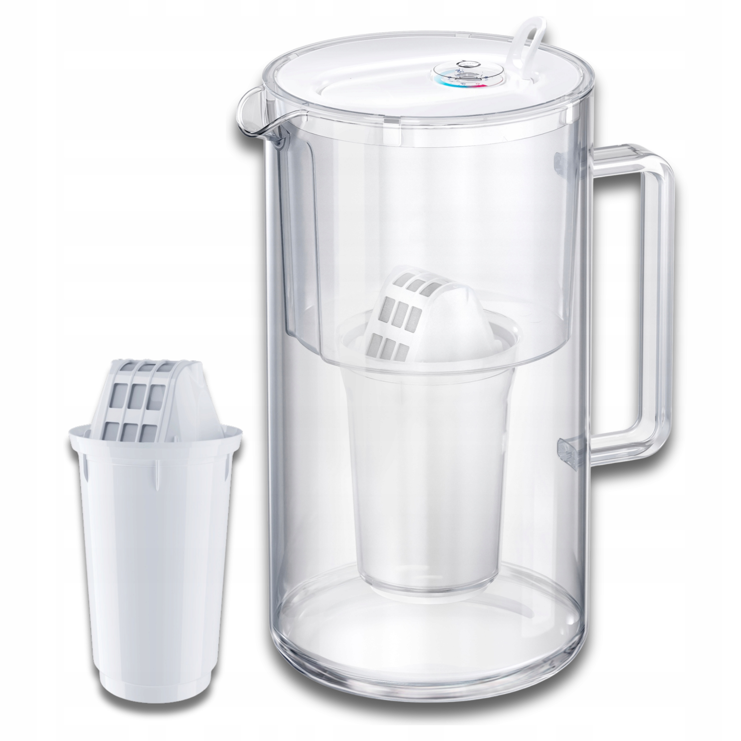 Filtrační konvice skleněná Aquaphor Nord 2,5 l s náplní A5 (350 l), bílá