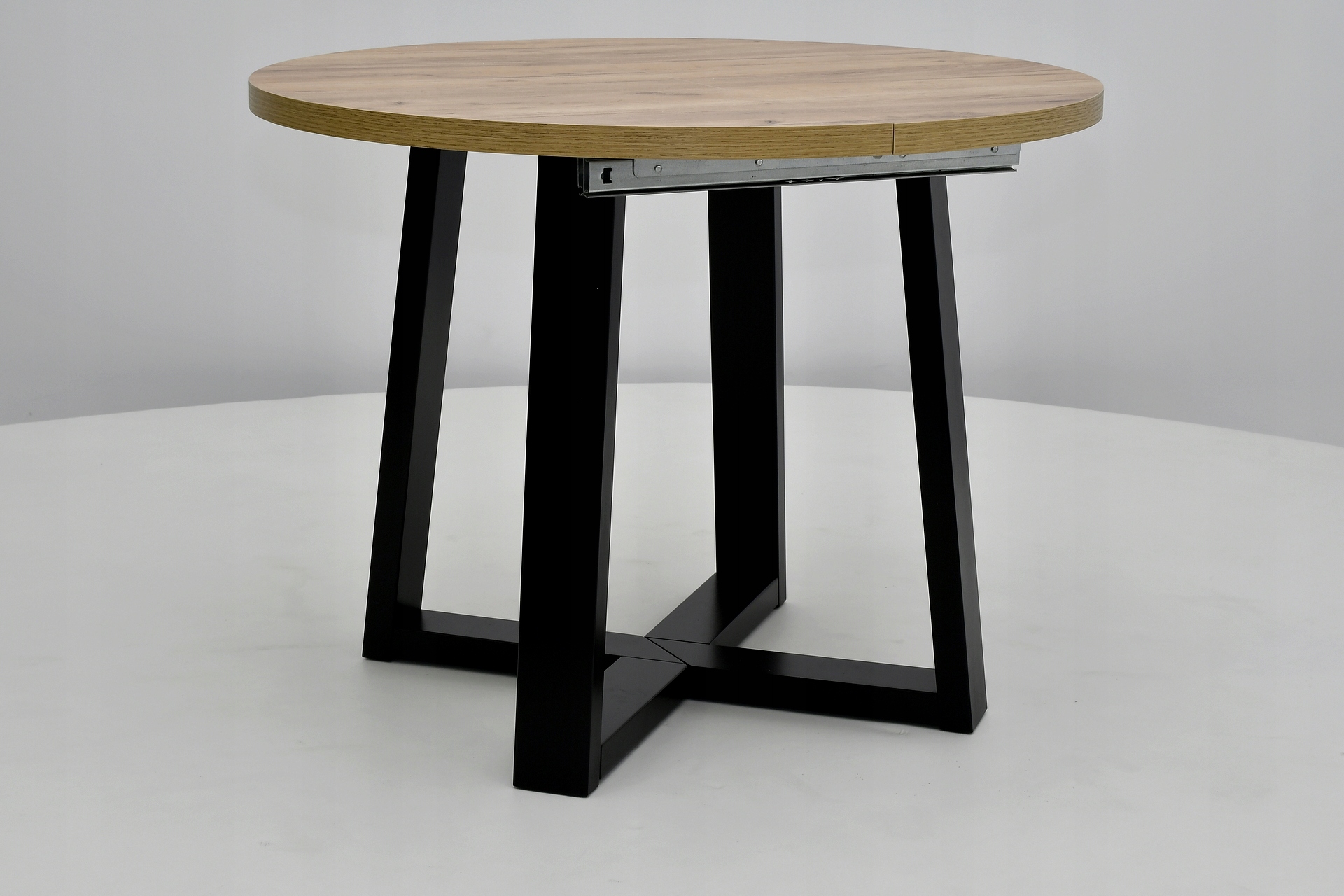 LOFTOWY, OKRĄGŁY stół Ø 90 cm rozkładany do 170 Kod producenta STL 90