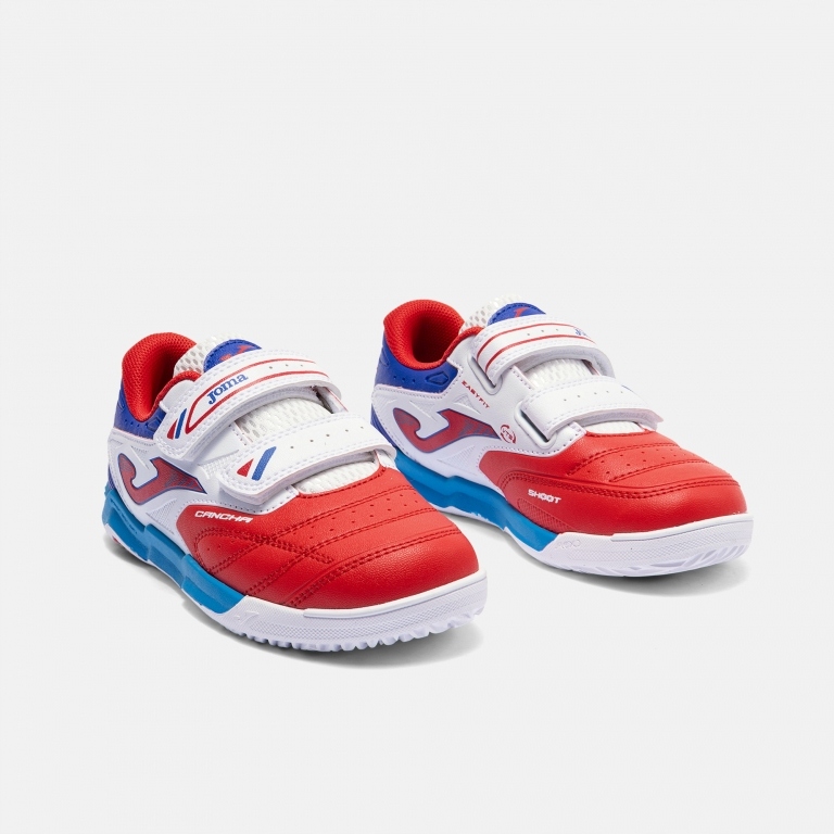 Fotbalová obuv dětské hala sálovky na suchý zip Joma Cancha vel. 28