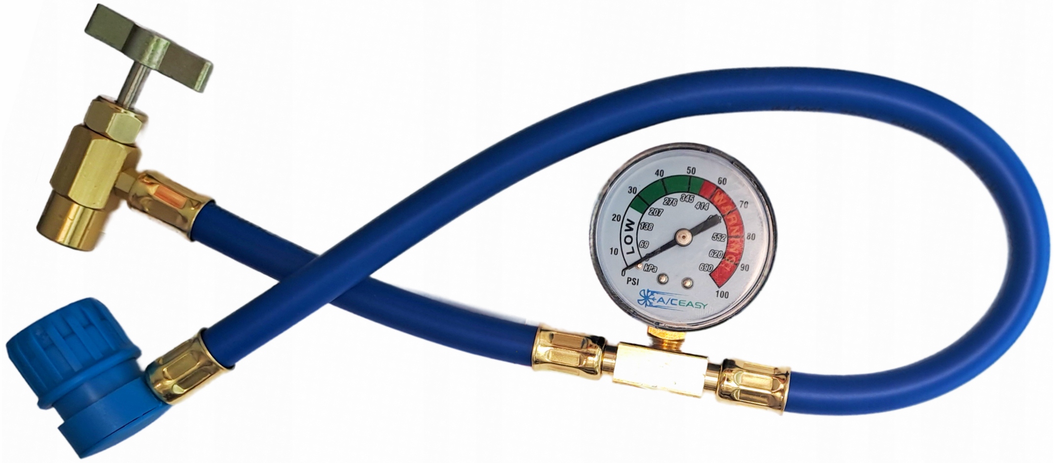 A/c Easy Wąż Z Manometrem Do Napełniania Klimatyzacji R134a R12 R1234yf