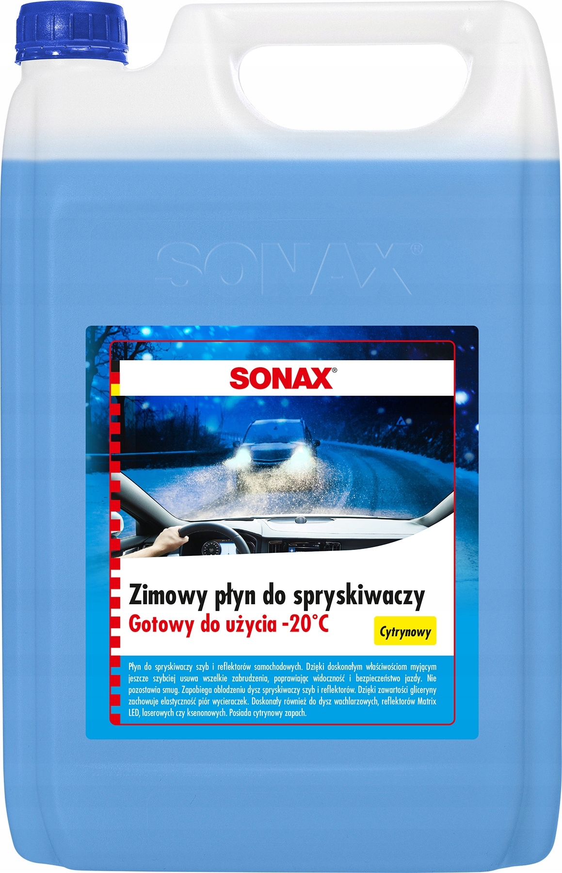 Sonax Zimowy Płyn Do Spryskiwaczy Cytrynowy -20°C 4L