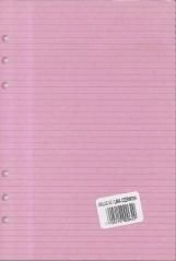 Wkład do organizera A5 Linia czerwona ANTRA