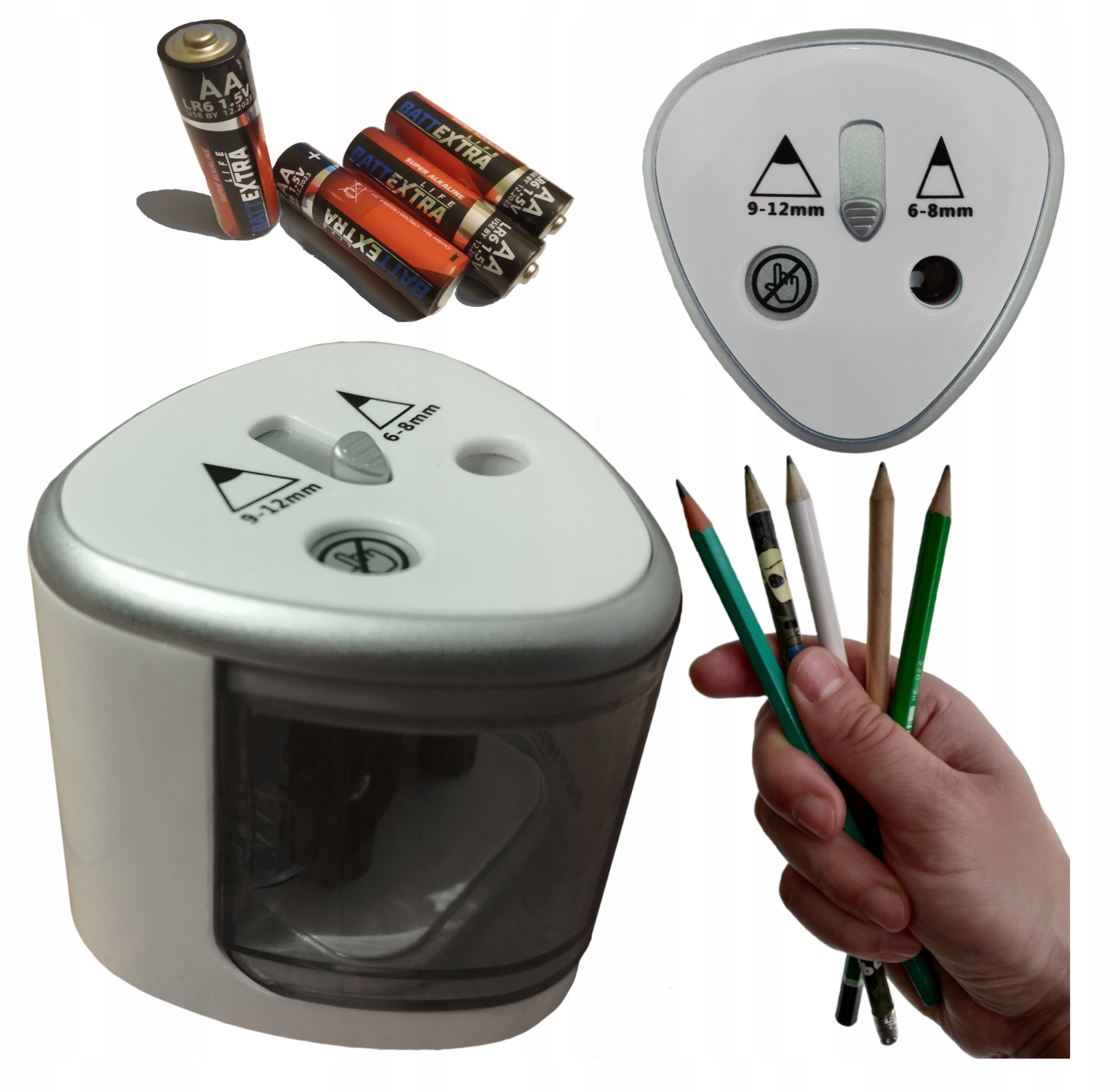 TEMPERÓWKA ELEKTRYCZNA PODWÓJNA STRUGACZKA BATERIE