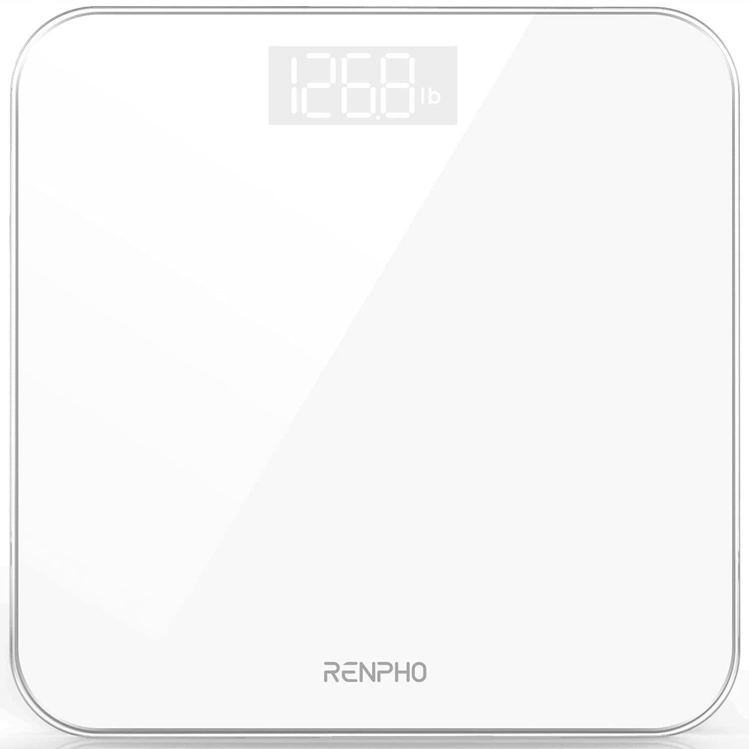 Renpho Waga cyfrowa Led 180 kg smukła z funkcją Step-On