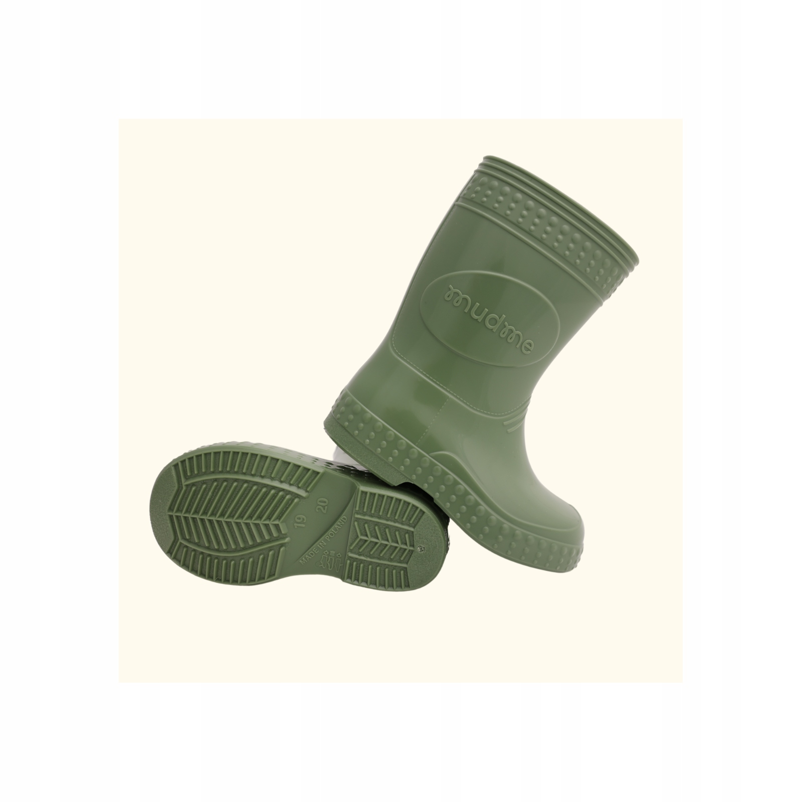 Mudme kalosze dziecięce Sage Green rozm. 19/20