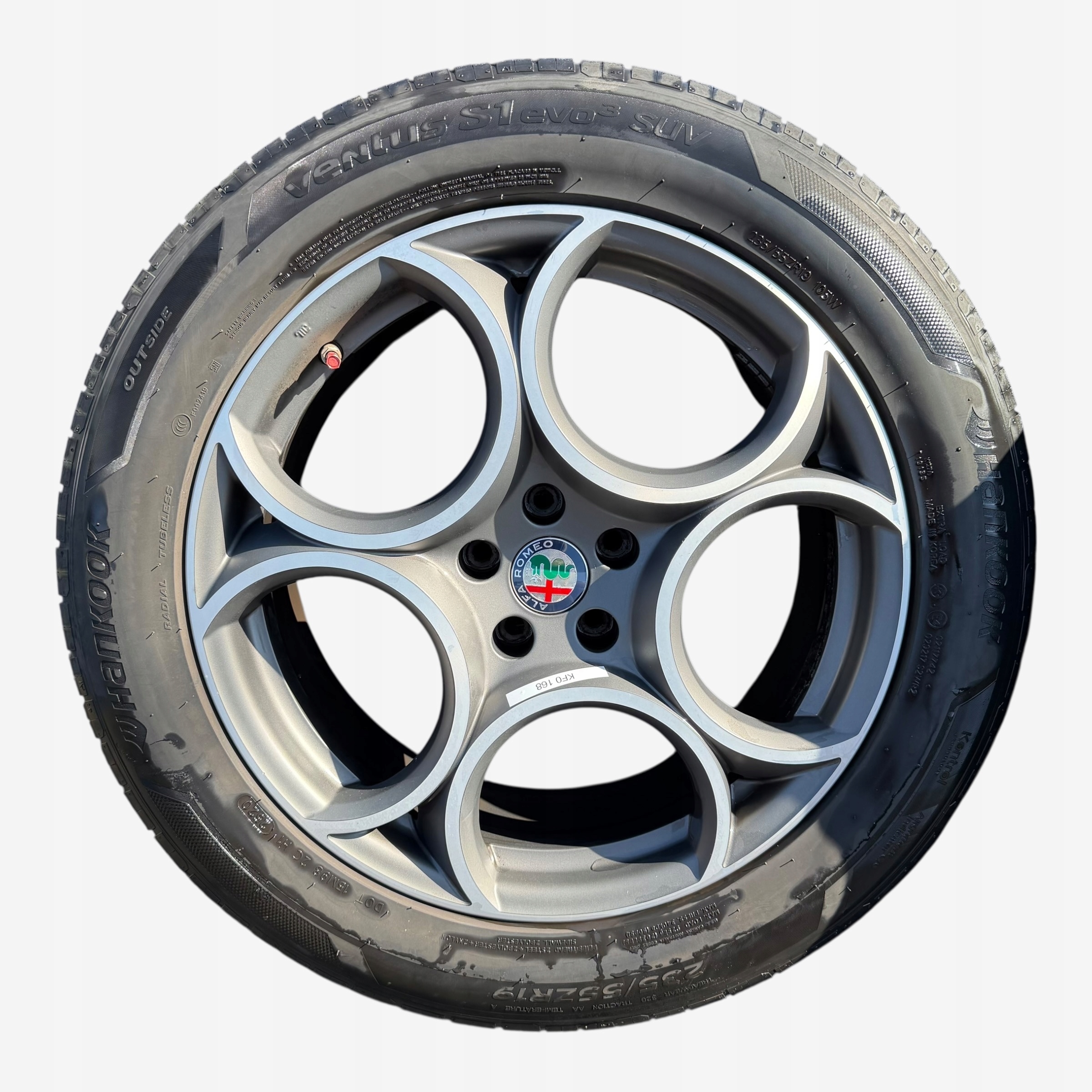 felgen Reifen Räder Reifen ALFA ROMEO STELVIO HANKOOK 235/55/19" 4MM Sommerreifen