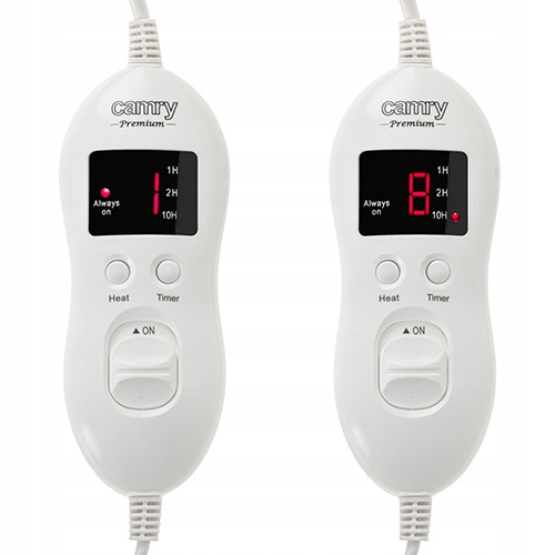 Podwójny Elektryczny Koc Podkładowy Camry CR 7436 z Czasomierzem