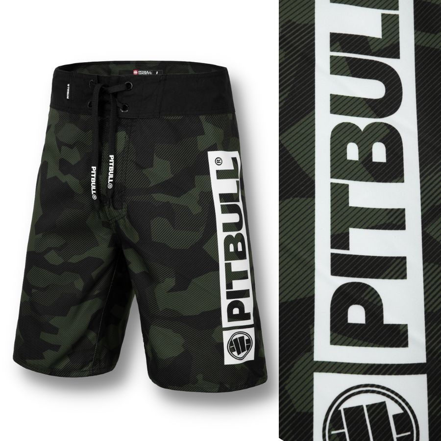 KRÓTKIE SPODENKI MĘSKIE PIT BULL SZORTY KĄPIELÓWKI