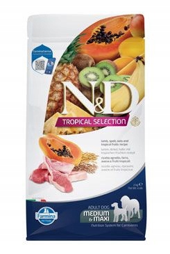 Levně N&d Tropical Selection Dog Adult M/L Lamb 2kg