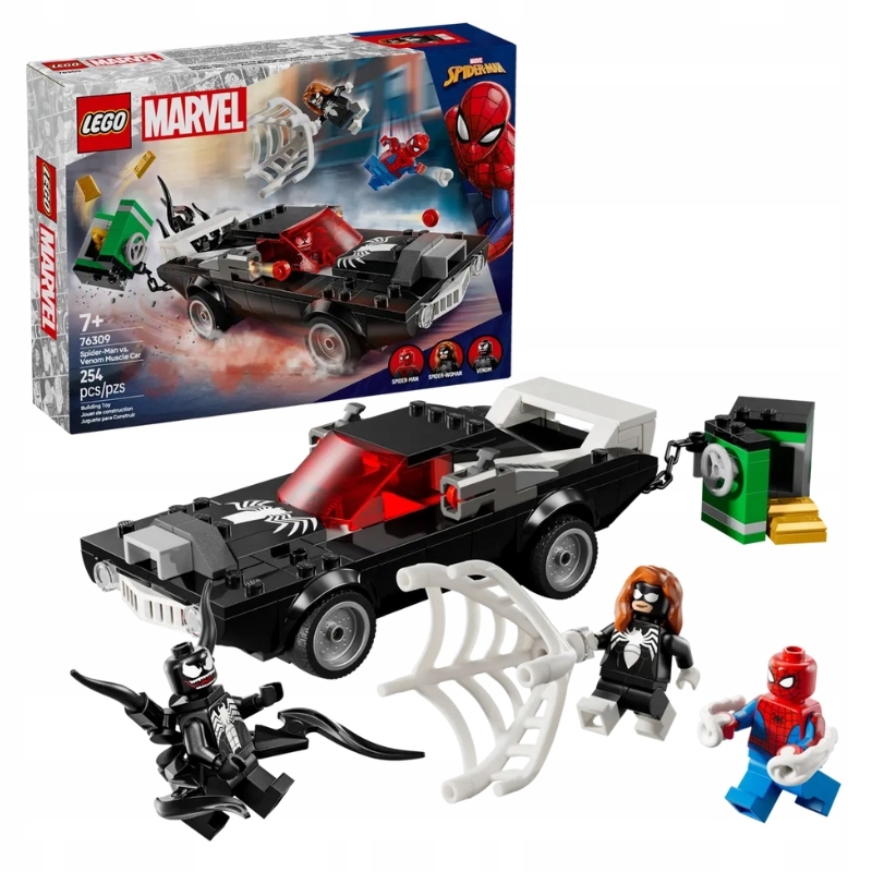 Lego Marvel Spider-Man Versus Muscle Car Venoma Sada Stavebnice 76309 7+