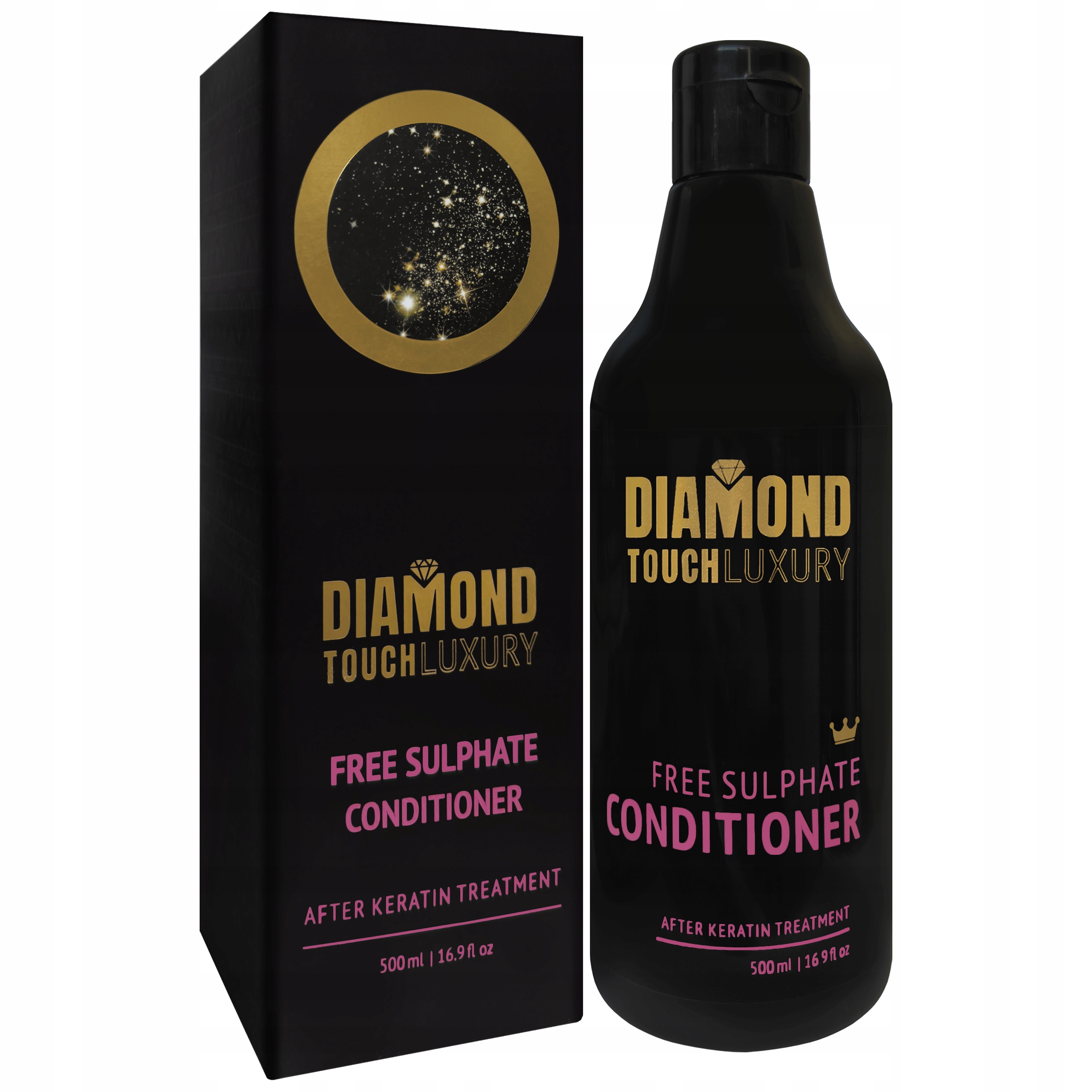 Diamond Touch Luxury Sulphate Free – kondicionér se sójovými proteiny, 500 ml