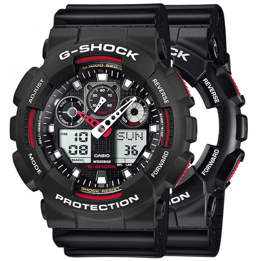 Sada G-shock GA-100-1A4ER Černá