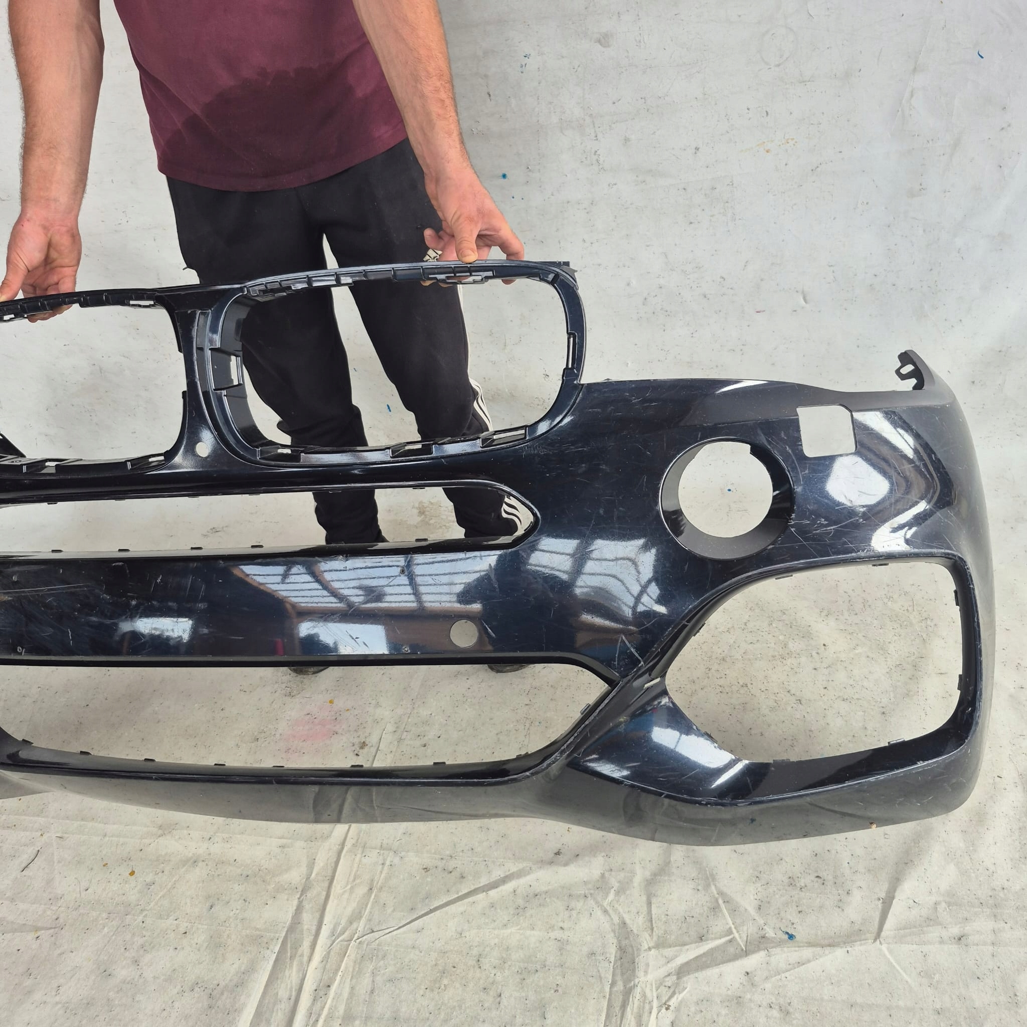BMW X5 F15 M PAKIET 13- bumper front front PDC washers 8054014