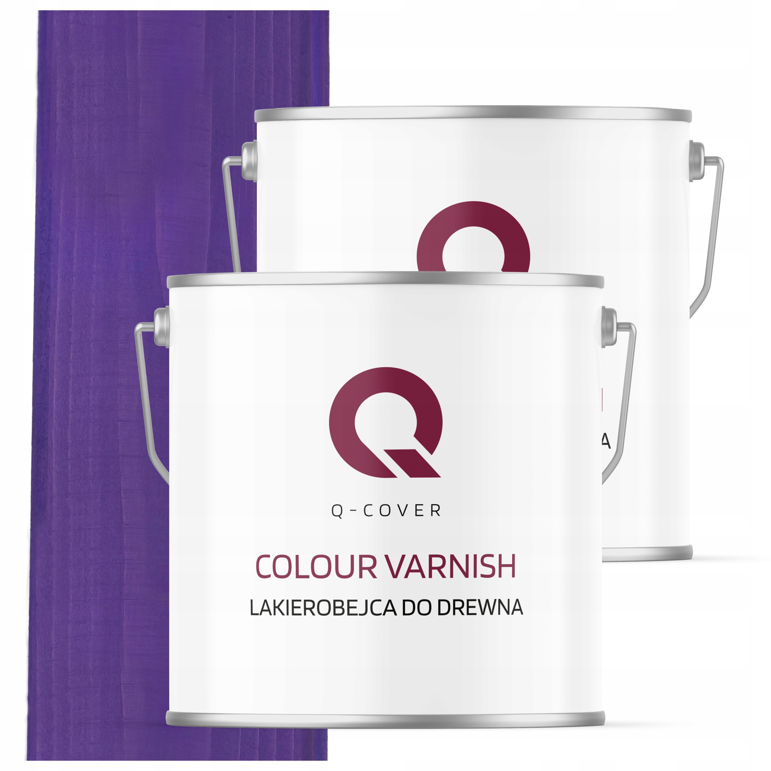 Lakierobejca na drevo záhradného nábytku dekoratívna Fialový satén 5L Uv