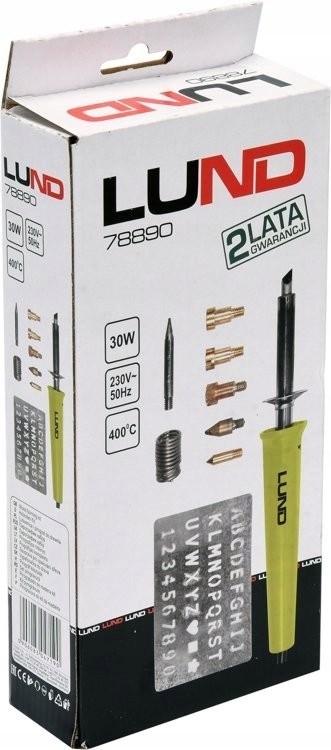 LUTOWNICA I PIROGRAF DO DREWNA 11 CZĘŚCI Lund Marka Lund