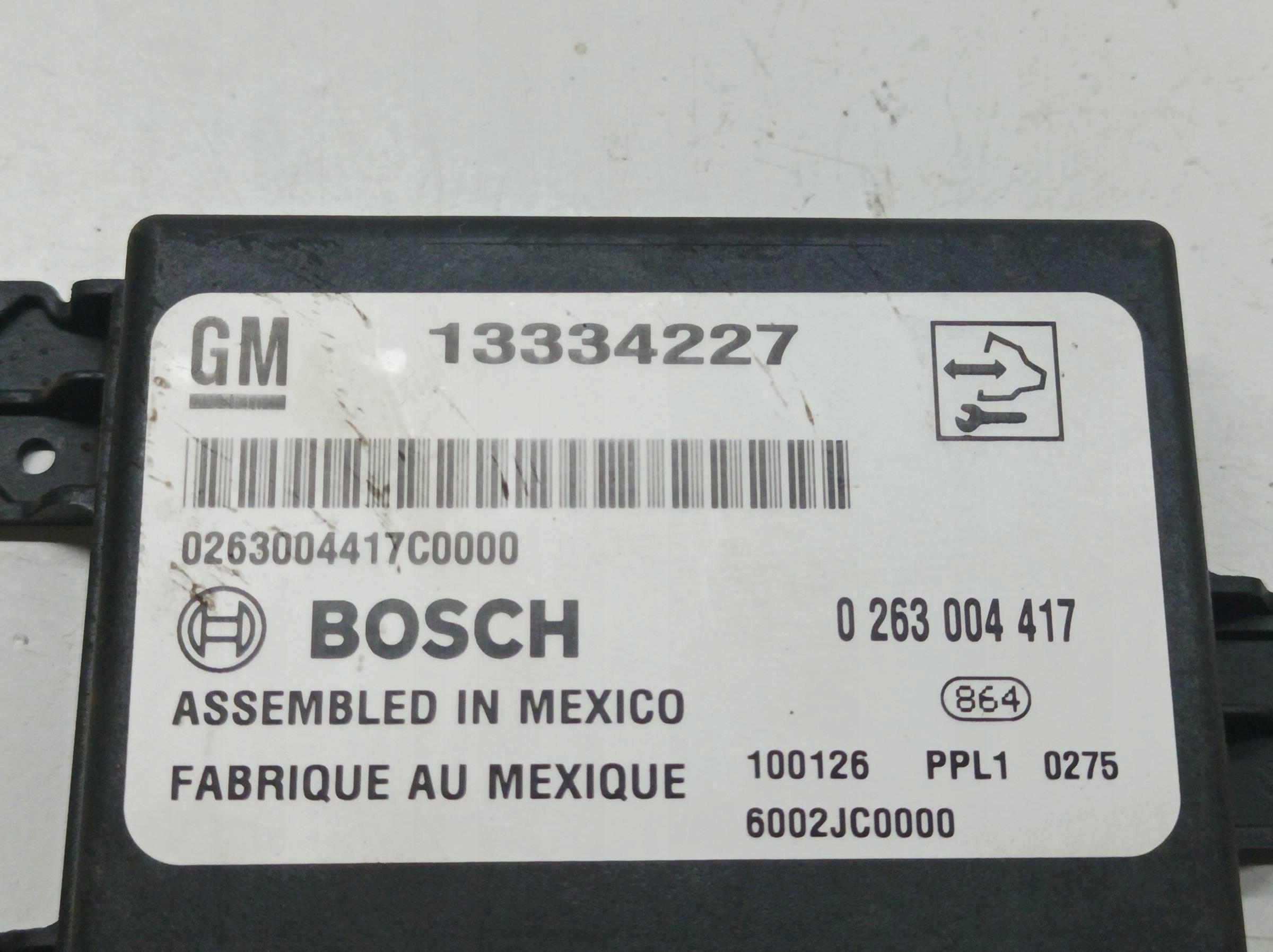 modulo PDC parcheggio 13334227 Opel Astra IV (2009- ) J