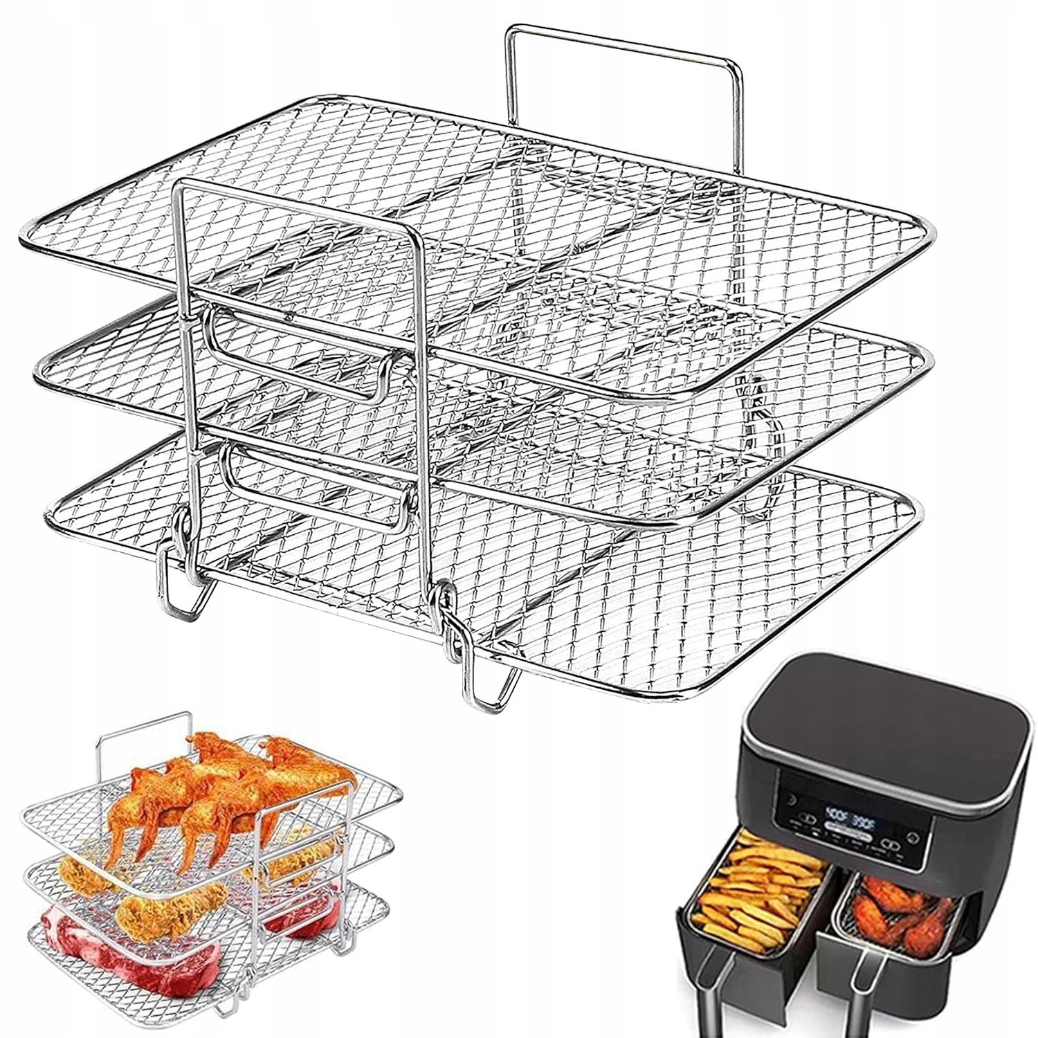 Roštová miska pro beztukovou fritézu Ninja Foodi AF300EU AF400EU